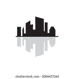 Sky Scraper Building Logo Design Vector Template