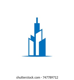 Sky Scrapper Building Design Logo Stock Vector (Royalty Free) 747789712 ...