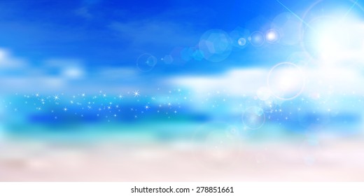  Sky sea background