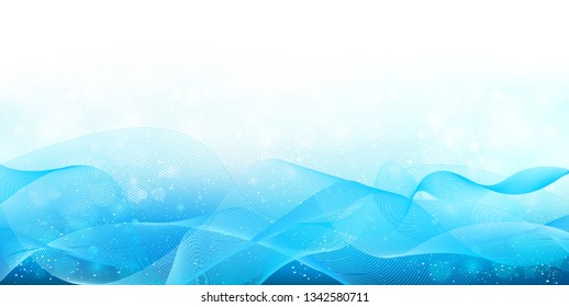 Sky sea wave background
