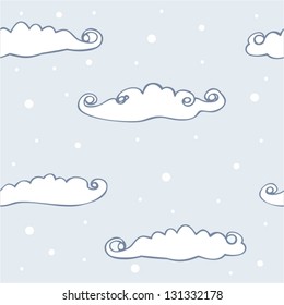 sky seamless pattern