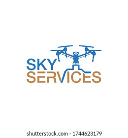Logo-Vorlage für Sky Services