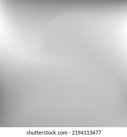 Sky Silver Curve Fluid Background. Dark Aluminium Light Metallic Monochromatic Gradient Background. Dynamic Grey Blurred Calm Curve Swirl Gradient Mesh. Soft Liquid Wavy Water Design Pic.