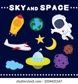 sky and space set