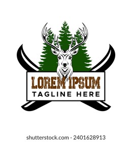 Sky sport logo with deer