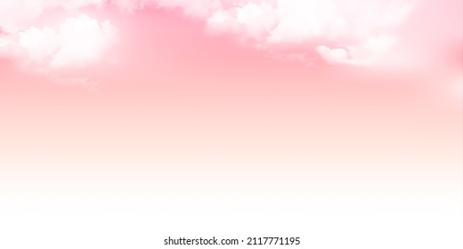 Fondo del paisaje rosa de la primavera del cielo 