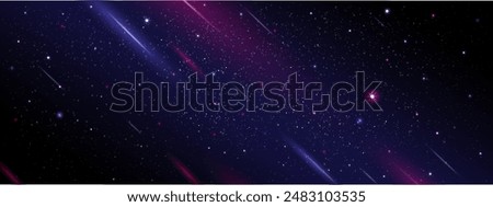 Sky Starry Universe Background,Dark Blue Sky Galaxy Space,Cloud with Nebula,Stars in Winter Night,Nature Stardust field in deep universe, Milky way galaxy,Banner for Christmas ,New Year Background

