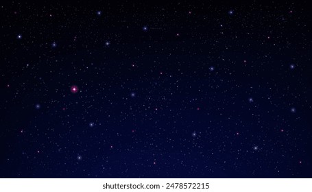 Fondo del universo estrellado del cielo, espacio de la galaxia del cielo del azul oscuro, nube con la nebulosa y las estrellas en la noche del invierno, campo del polvo estelar de la Naturaleza en el universo profundo, galaxia de la vía láctea