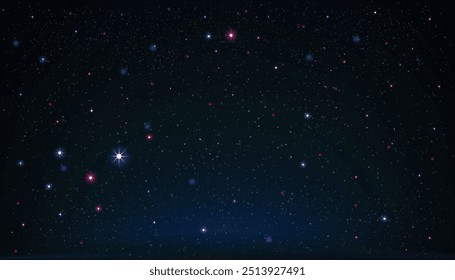 Himmel Sternenhimmel Hintergrund,Dunkelblauer Himmel Galaxie Raum,Wolke mit Nebel und Sternen in der Winternacht,Natur Sternenstaub Feld im tiefen Universum, Milchstraße Galaxie