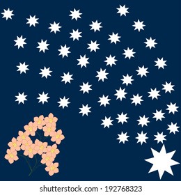 Sky with stars