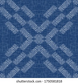 Sky Stripe Geometric Vector Seamless Pattern. Cloud Fall Cell Wallpaper. Creative Check Backdrop. Ink Shirt Scotland Pattern.