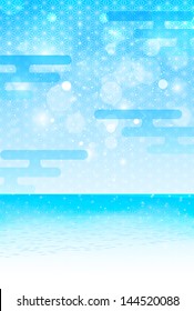 Sky summer summer greeting background
