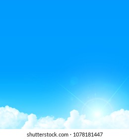 Sky Summer Landscape Background