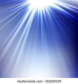 Sky with Sunlight Burst