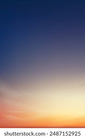 Sky Sunset Background In Autumn, Sunrise Beach With Cloud At Dusk, Sunny Pink Vertical Scene With Yellow Winter Sun, Summer Day And Morning Light Over Ocean Horizon And Natural Landscape
