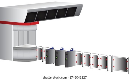 Sky-Bahnhof, Ticketautomaten, 