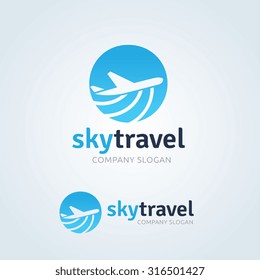 Sky Travel Logo Template