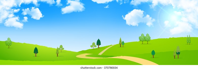 Sky tree landscape background