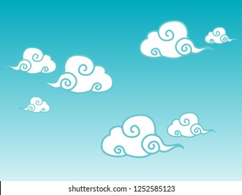 sky vector background