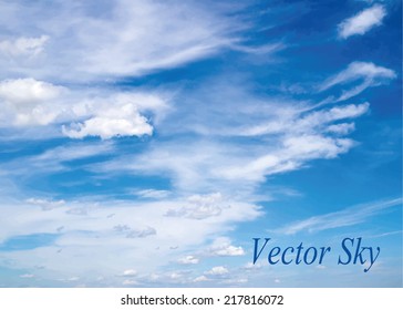  sky Vector background.