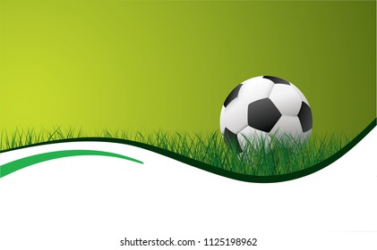 Sky view soccer border on green football grass field. Vector stadium background banner Template wk, ek play model. Sport finale or school, sports EK, WK game. Summer, street ball.  playground