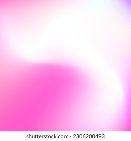 Sky Vivid Cold Vibrant Blurred Gradient Background. Wavy Curve Neon Bright Pink Swirl Gradient Mesh. Water Multicolor Fluid Color Blurry Texture. Liquid Dynamic Light Colorful Pastel Wallpaper.
