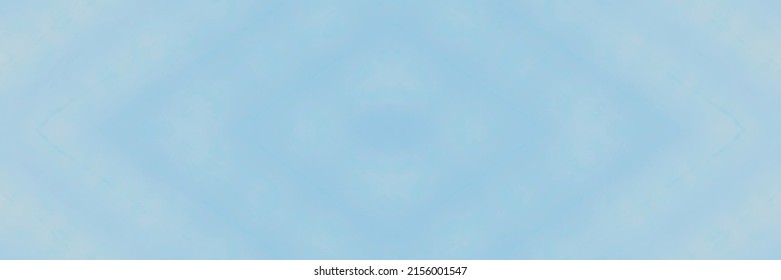 Sky Watercolor Ocean. Sea Soft Seamless Background. Sea Ocean Background. Sky Gradient Background. Seamless Blue Sky Texture. Abstract Blue Pastel Texture. Water Ink Paint. Sky Subtle Vector Painting