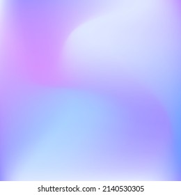 Sky Wavy Cold Liquid Blue Farbverlauf Hintergrund. Leichte, unscharfe, kurvenförmige Violett Rosa Swirl Gradient Mesh. Sunrise Calm Sunset Farbe Indigo Design Pic. Wasserlavender Pastel Dynamic Fluid Tapete.