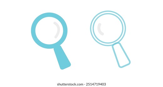Skyblew Search icon vector. search magnifying glass icon set.  loupe sign symbol. vector, eps 10.