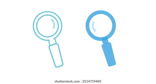 Skyblew Search icon vector. search magnifying glass icon set.  loupe sign symbol. vector, eps 10.