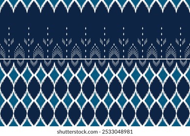 Skyblue, seamless ikat fabric pattern, digital file download