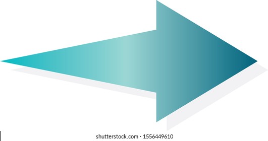 skyblue sideward arrow graphic vetor