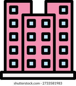 Skycraper Vector Icon Design Illustration