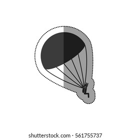 Skydiving extreme sport