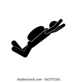 Skydiving extreme sport