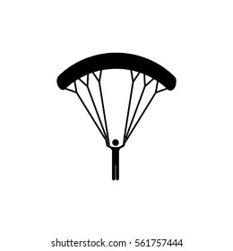 Skydiving extreme sport