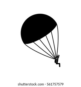 Skydiving extreme sport