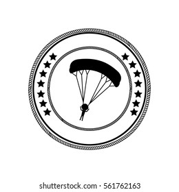 Skydiving extreme sport