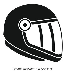 Skydiving helmet icon. Simple illustration of Skydiving helmet vector icon for web design isolated on white background