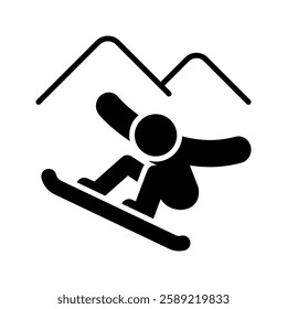 skydiving icon in simple style on a white background vector illustration 