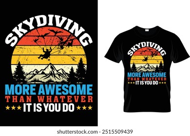 Skydiving mehr awesome als was auch immer Sie tun - Skydiving T Shirt 