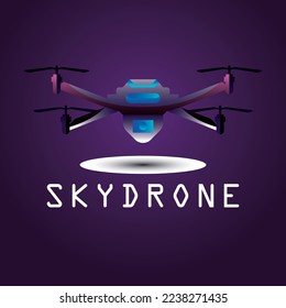 skydrone vector logo design illustration.eps
