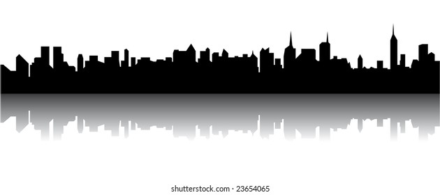 Skyline Stock Vector (Royalty Free) 23654065 | Shutterstock