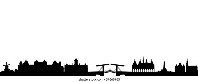 Skyline of Amsterdam