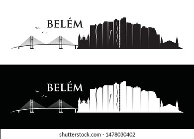 Belém skyline - Brazil - vector illustration