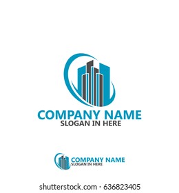 Skyline building Logo template
