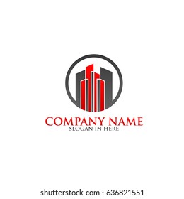 Skyline Building Logo Template Design