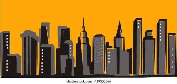 Skyline city