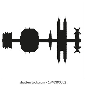 Skyline of the city of Bremen in Germany. illustration for web and mobile design.