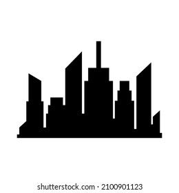 Skyline city icon design template vector isolated